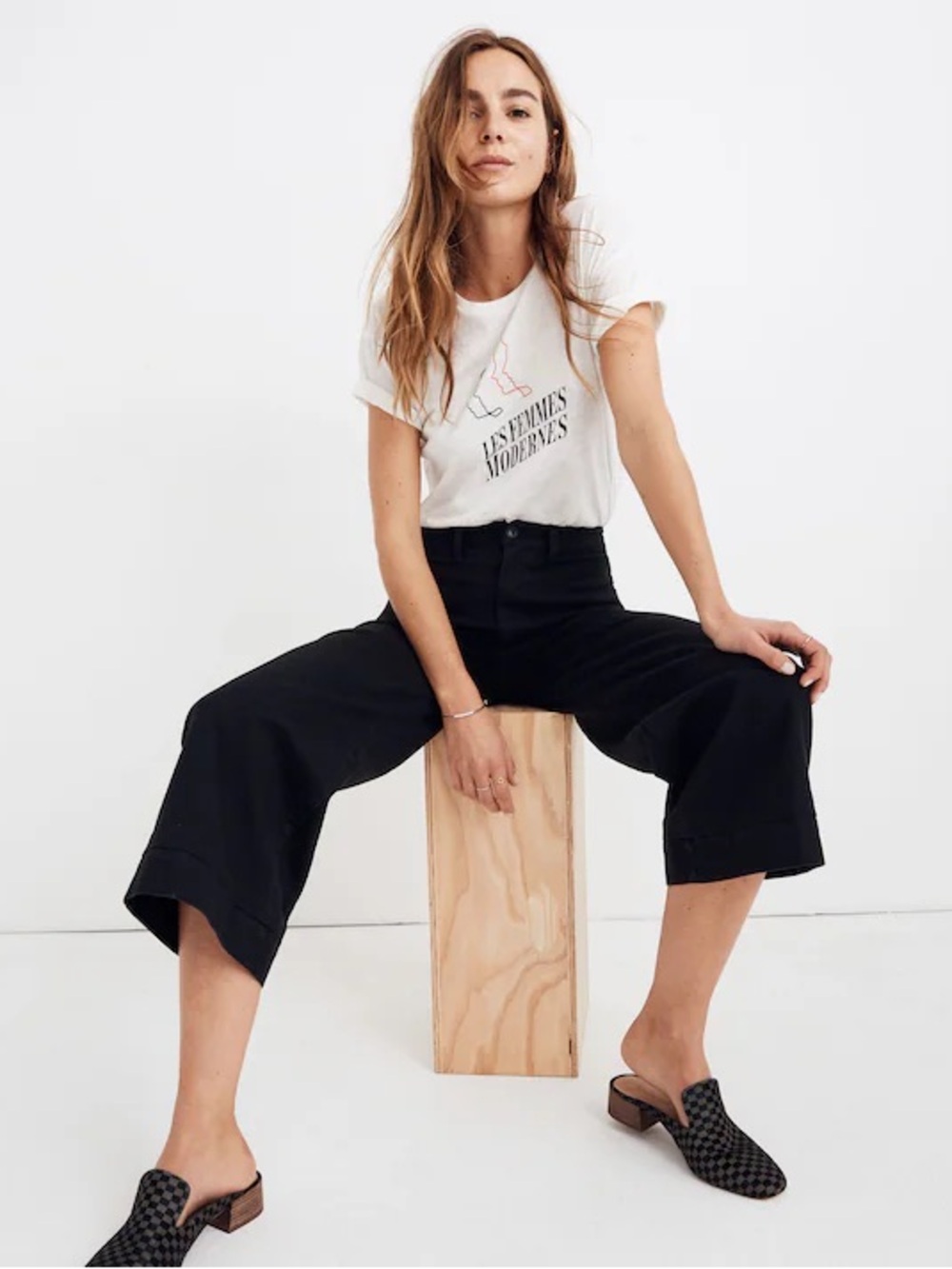 Madewell Emmett Wide-Leg Crop Pants
